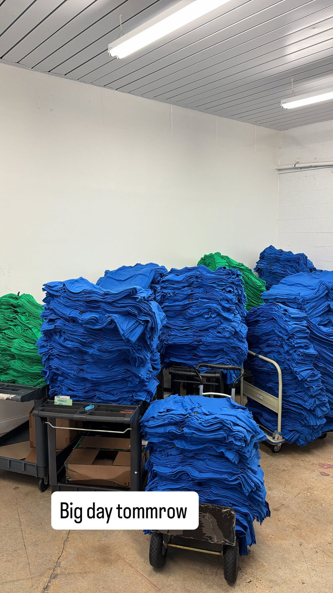 Bulk volume runs ready to ship