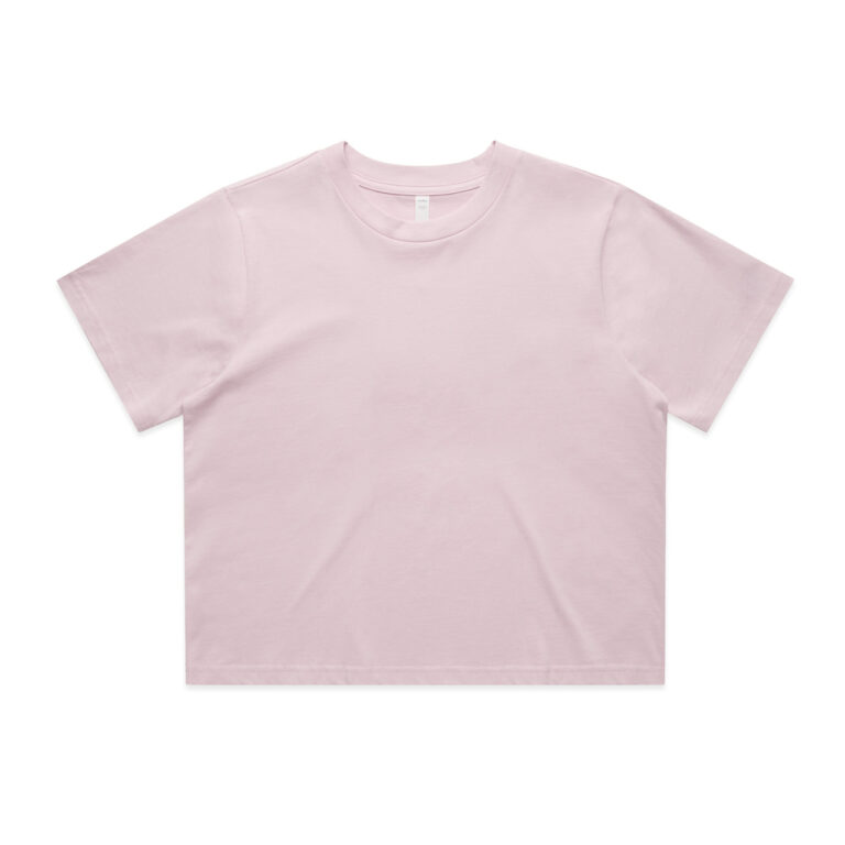 AS Colour 4072 Crop Tee blank for contract screen printing and embroidery