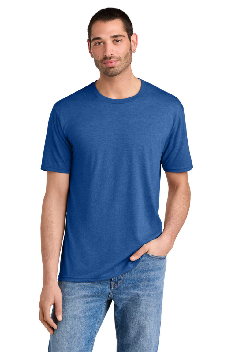 District DM130 Perfect Tri blank for contract screen printing and embroidery