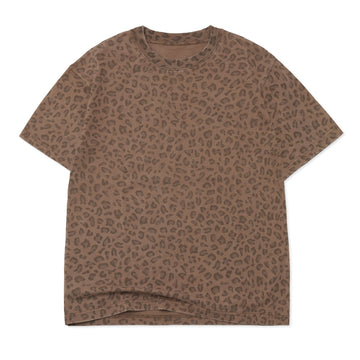 Cotton Collective Box Tee Vintage Leopard