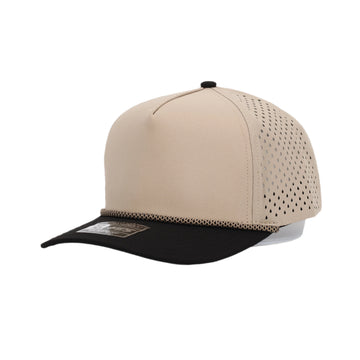 1010 Rope Hat Khaki / Black Bill